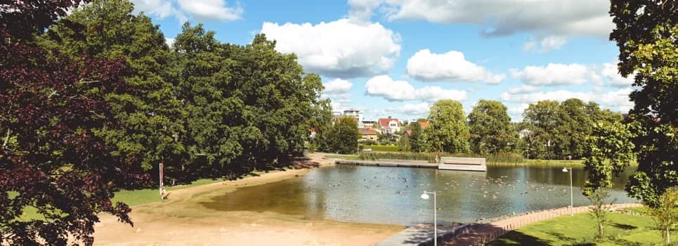 Översikt över stranden i Boulogner.